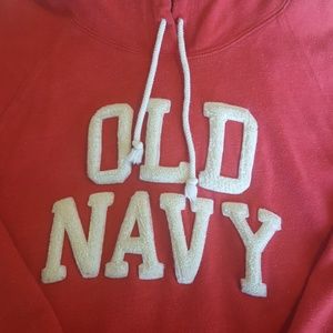 Women's Old Navy Deep Coral Sweatshirt